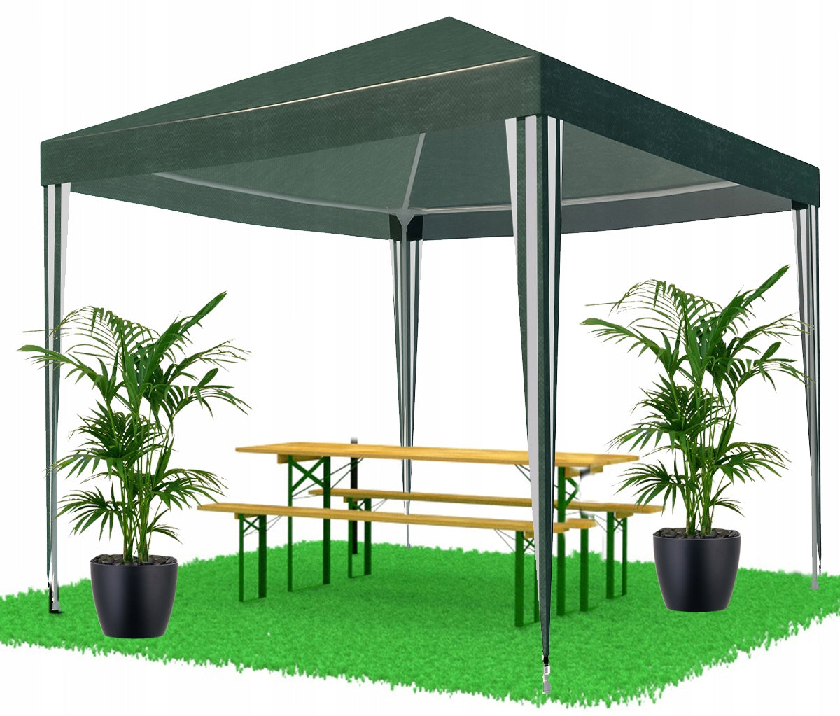 Garden pavilion gazebo party commercial tent for terrace 3x3 solid Type pavilion