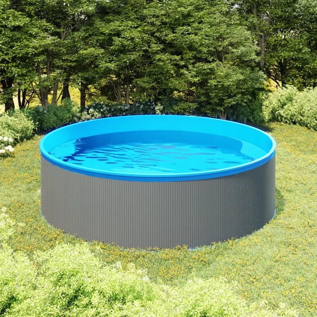 Garden pool, 350x90 cm, grey