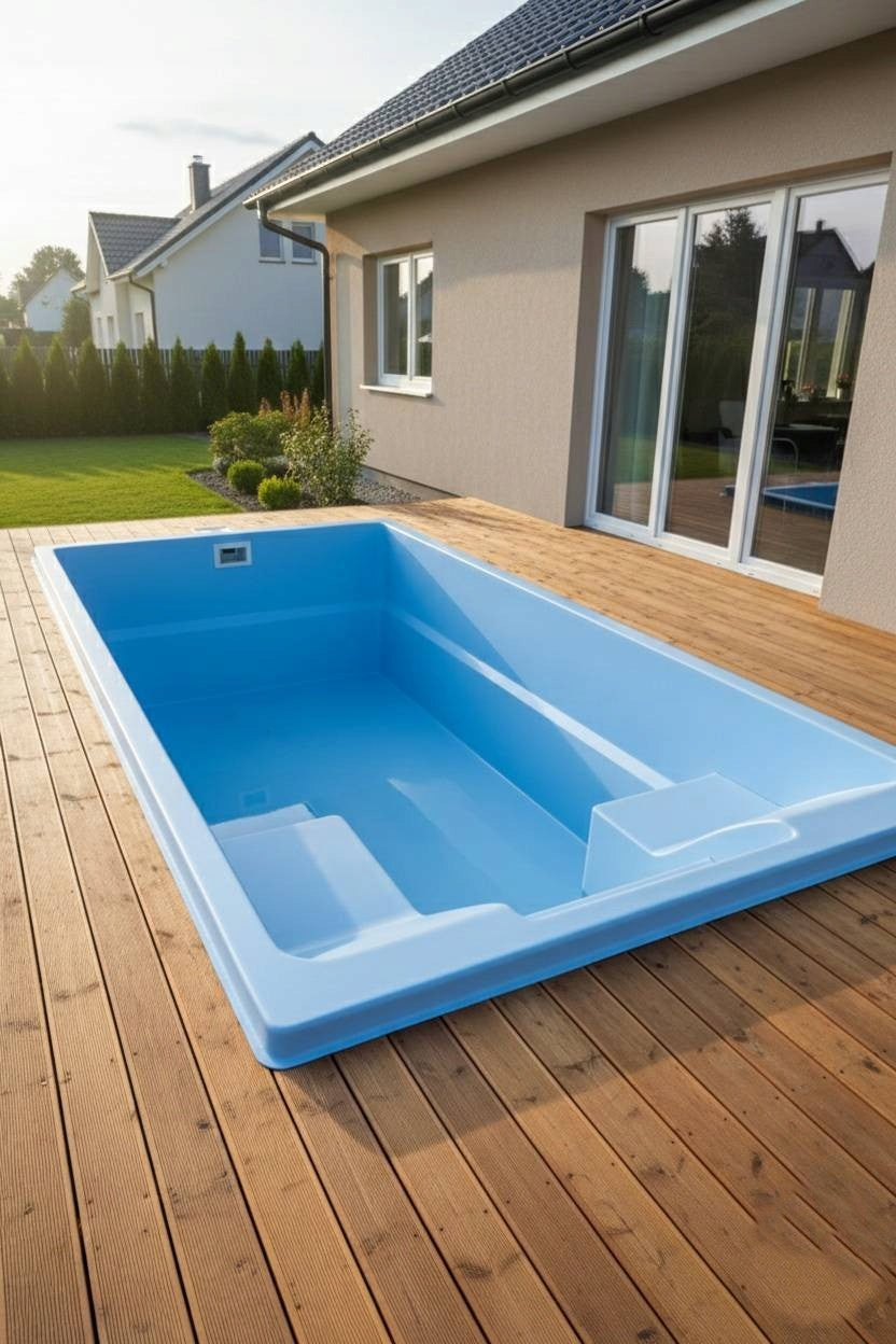 Garden pool LAGUNA 6 x 3 x 1,5 with couches EXCEPTIONAL PRICE Volume 24000 l