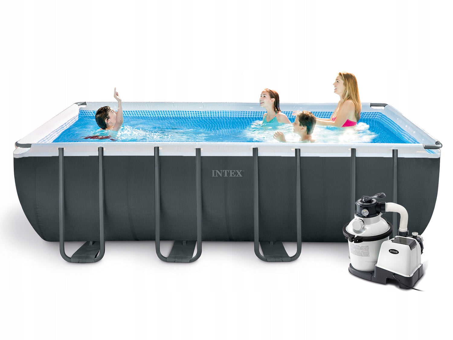 Garden pool frame SAND PUMP + SAND 549x274cm INTEX MODEL 2026 Manufacturer code 26356-6W1