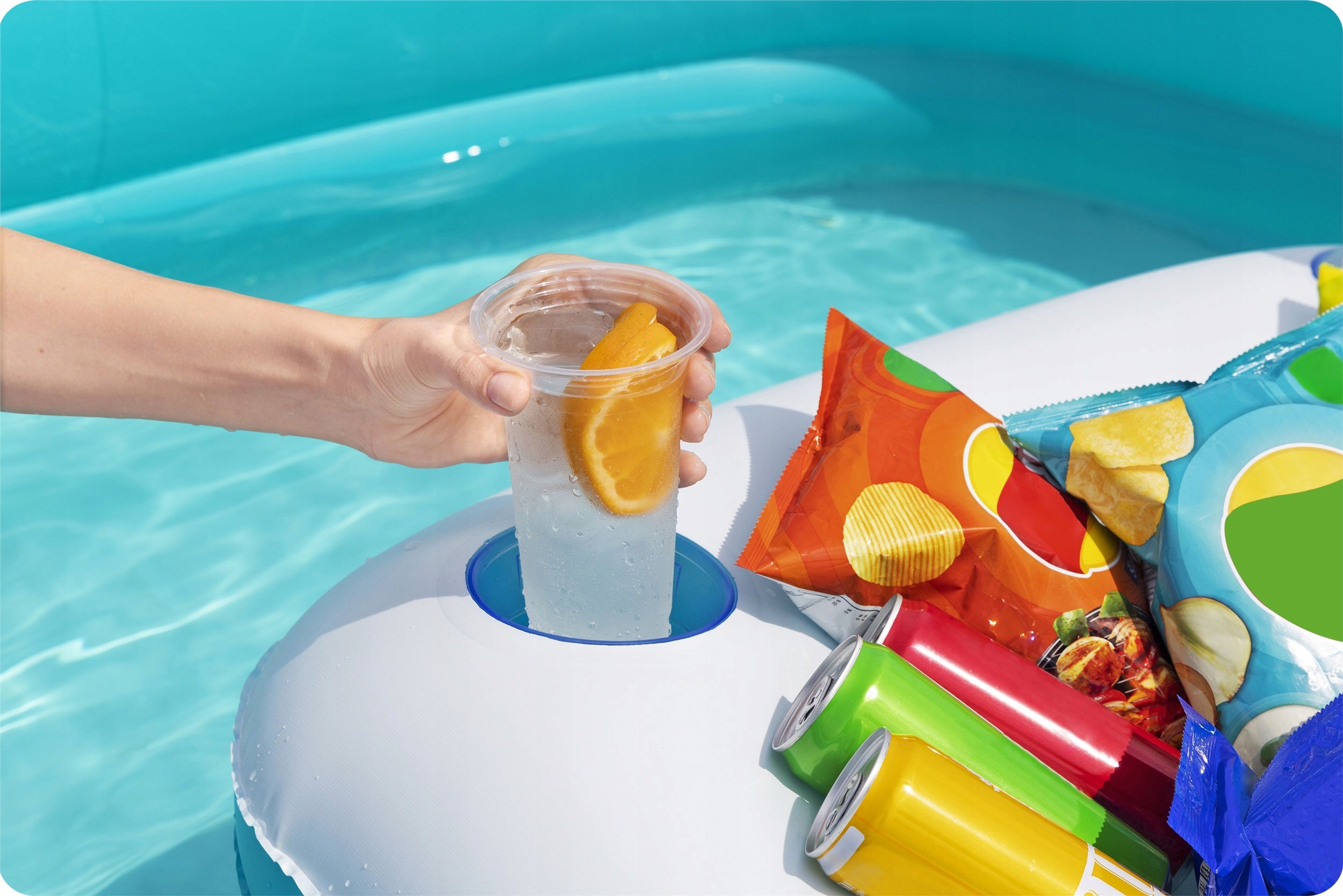 Garden pool inflatable family table for children 218x48cm Bestway Height 48 cm