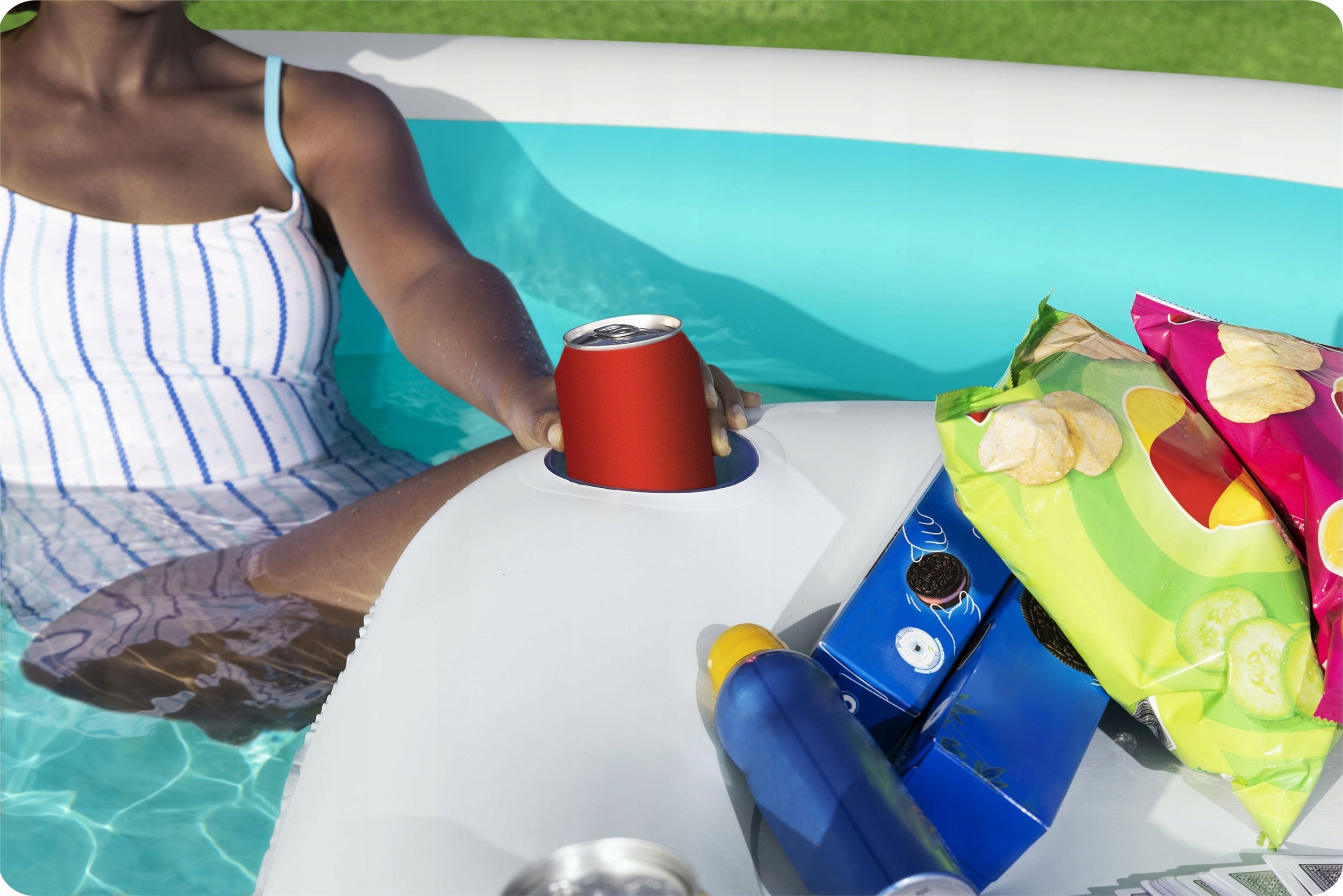 Garden pool inflatable family table for children 218x48cm Bestway Manufacturer code 54446