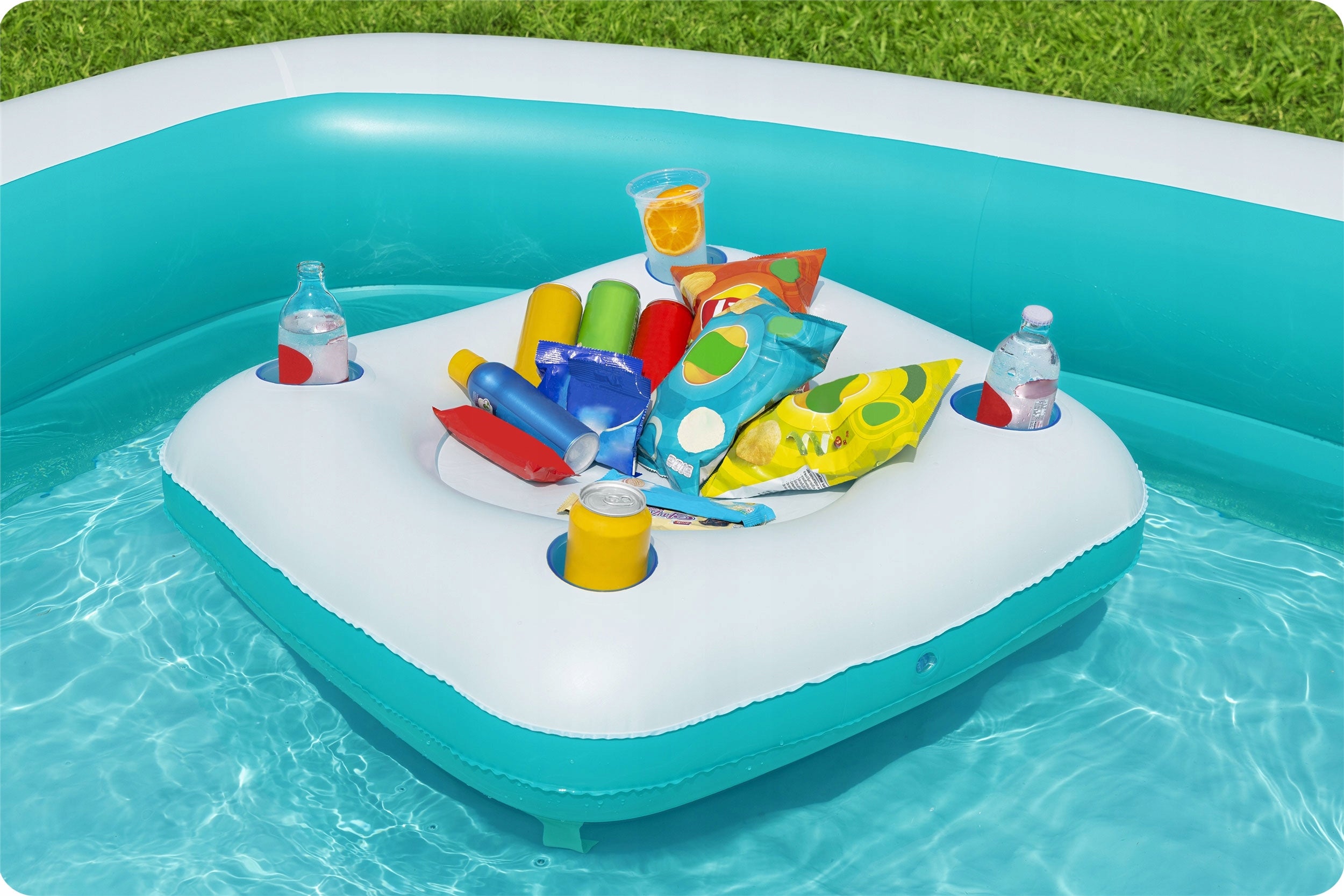 Garden pool inflatable family table for children 218x48cm Bestway Packaging status original
