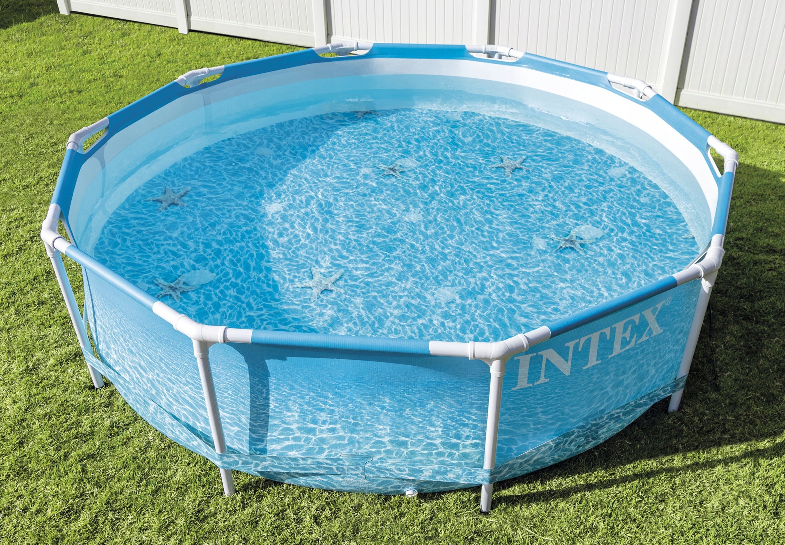 Garden pool rack 305 x 76 cm Intex 28208 set pump filter Brand Intex
