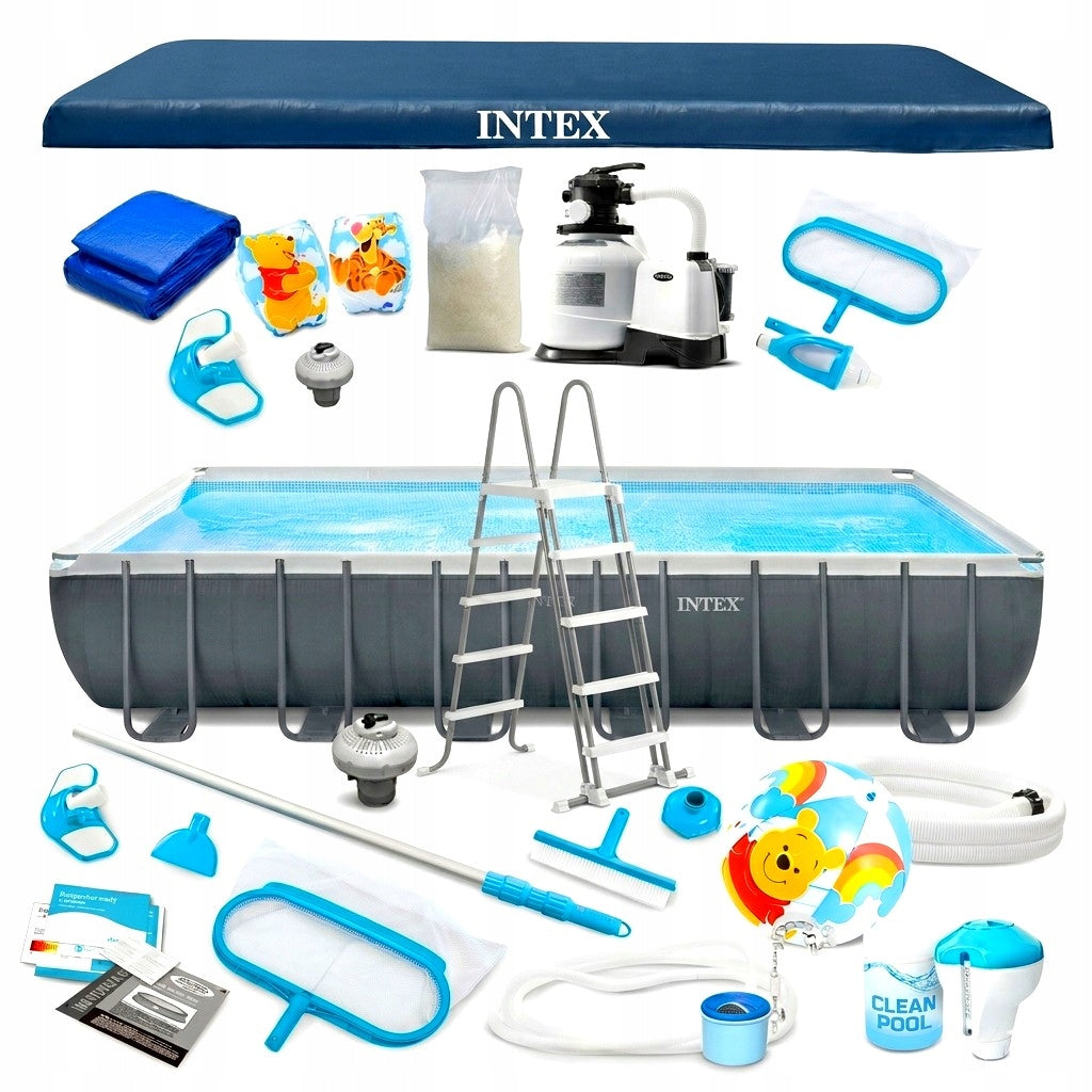 Garden pool rack INTEX 732x366 set 21in1 pump model summer 2026