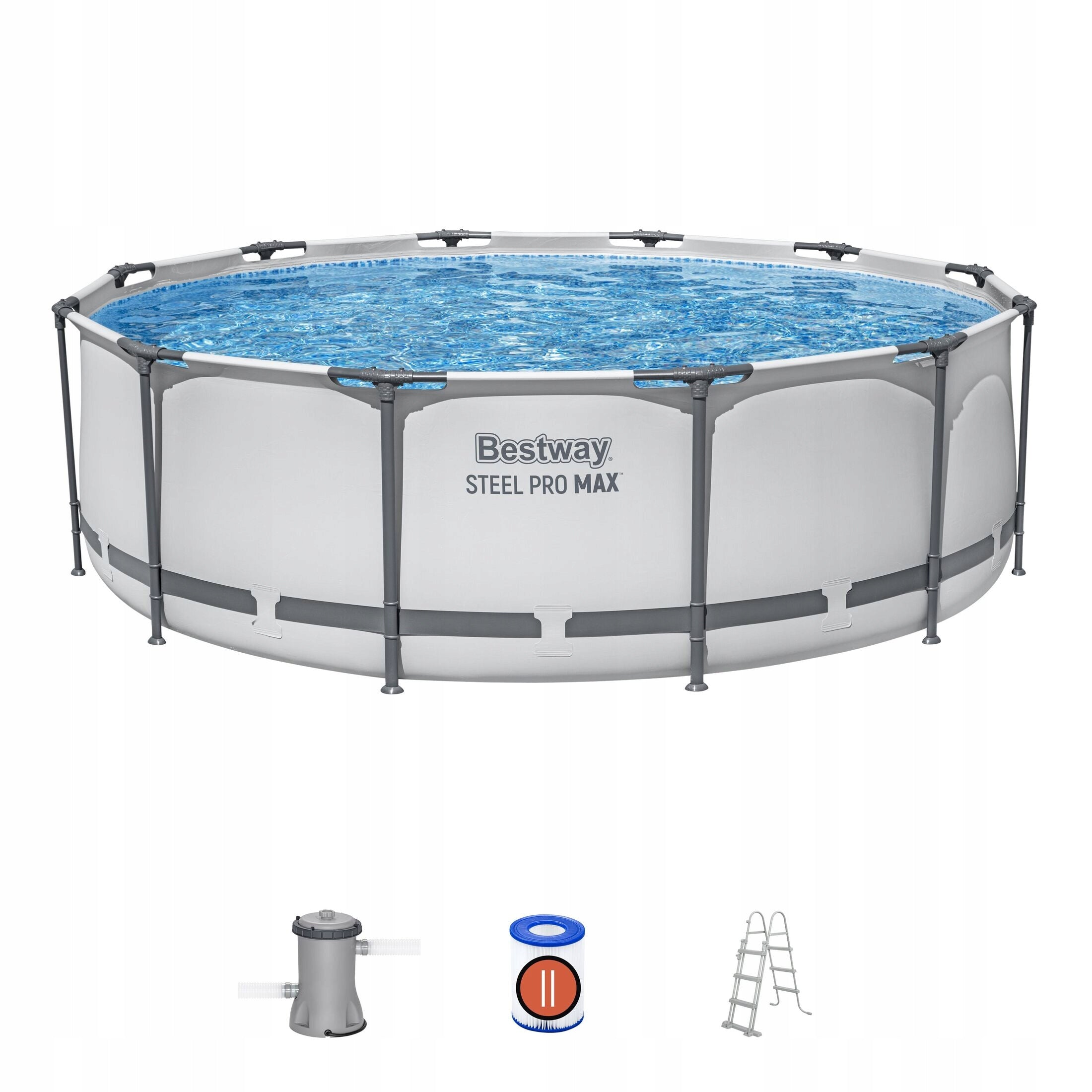 Garden pool rack ladder pump 366x100cm BESTWAY 56418