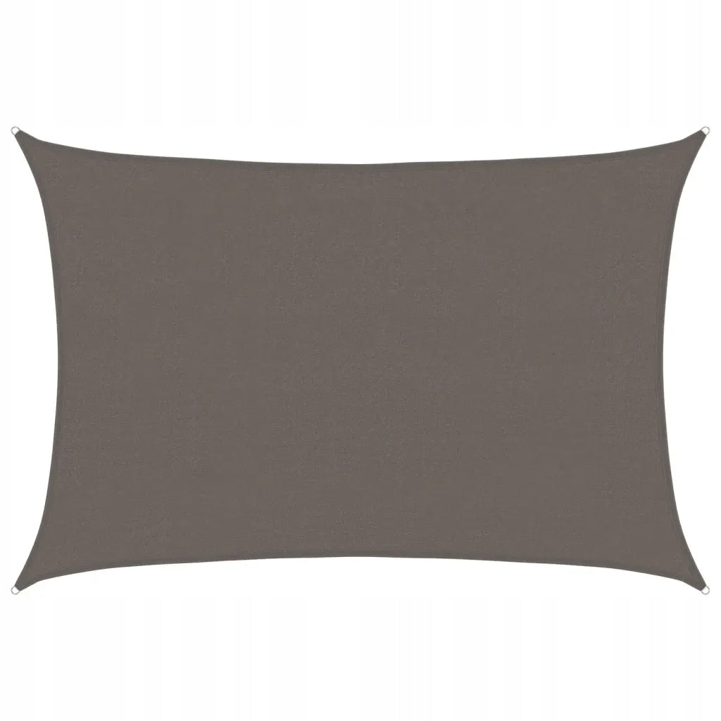 Garden sail HDPE rectangular 4x6 m Anthracite