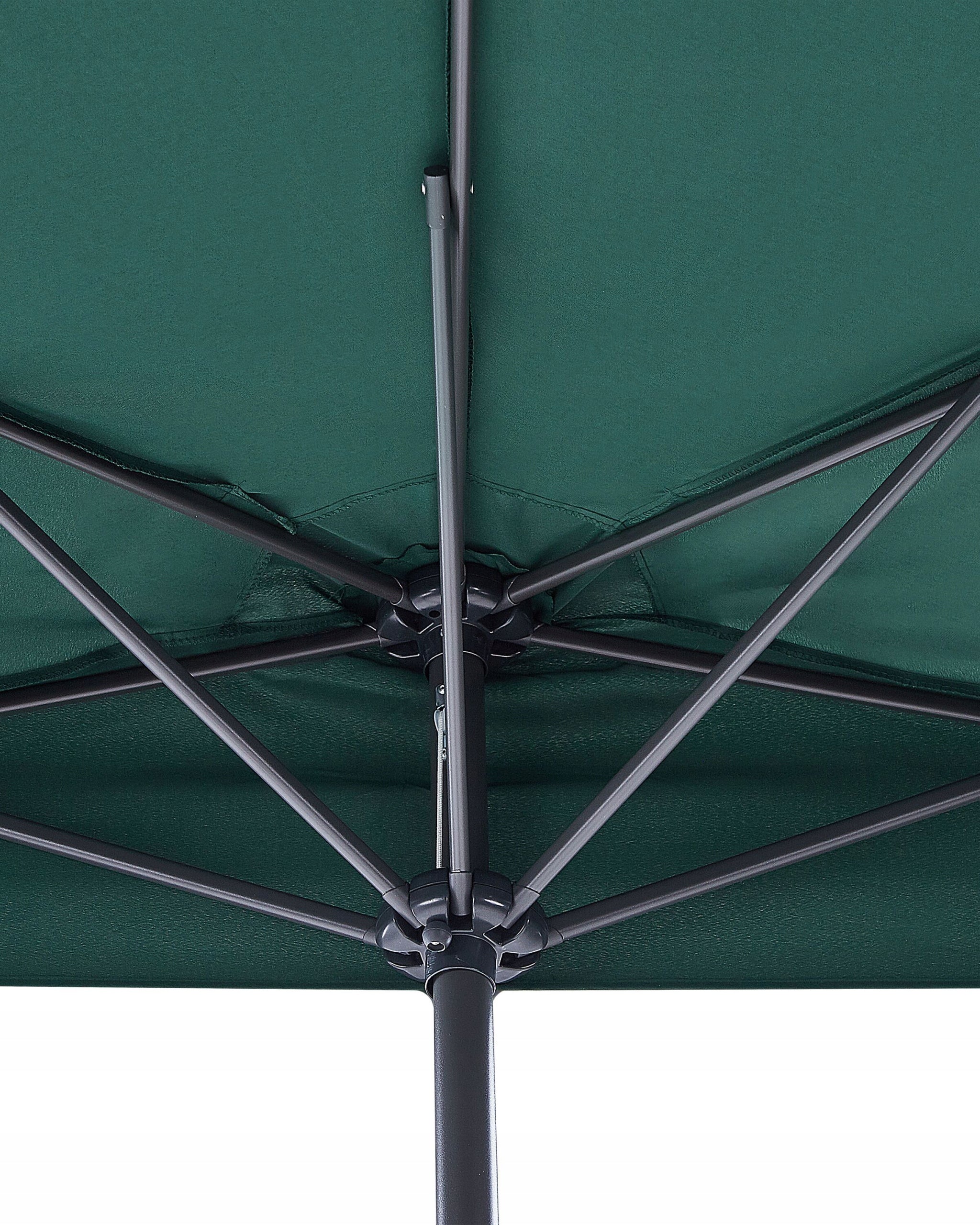 Garden semicircular umbrella 270 cm green Diameter/width 270 cm
