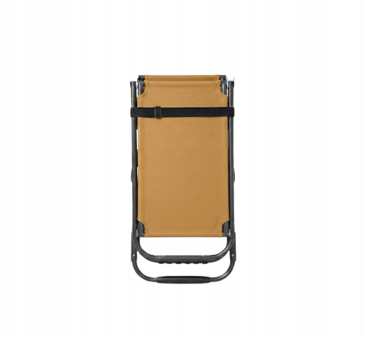 Garden sun lounger adjustable beige 188x55x28cm steel 120kg Kind sunbed