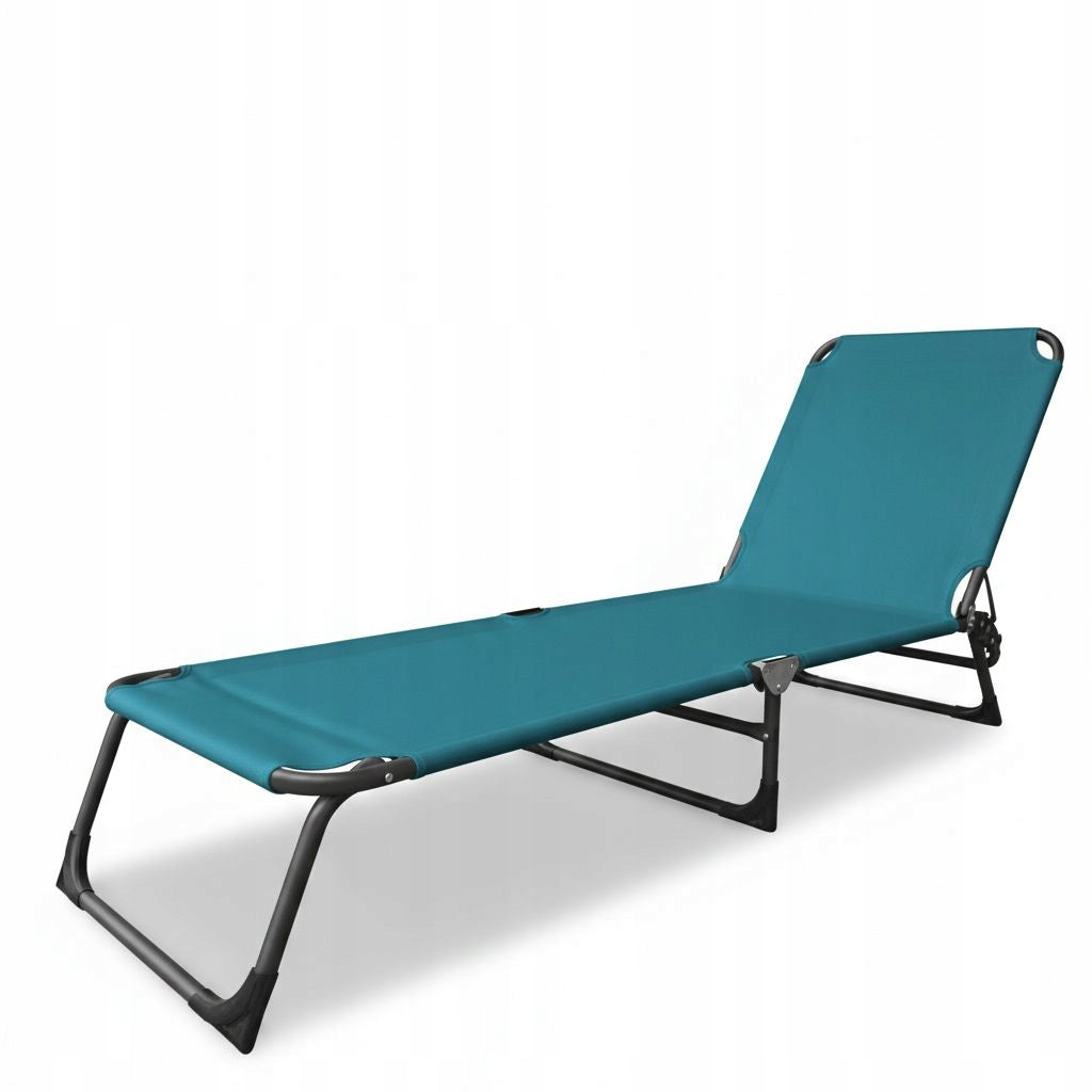 Garden sun lounger adjustable stable blue 188x55x28cm 120kg Manufacturer code 4034127641491