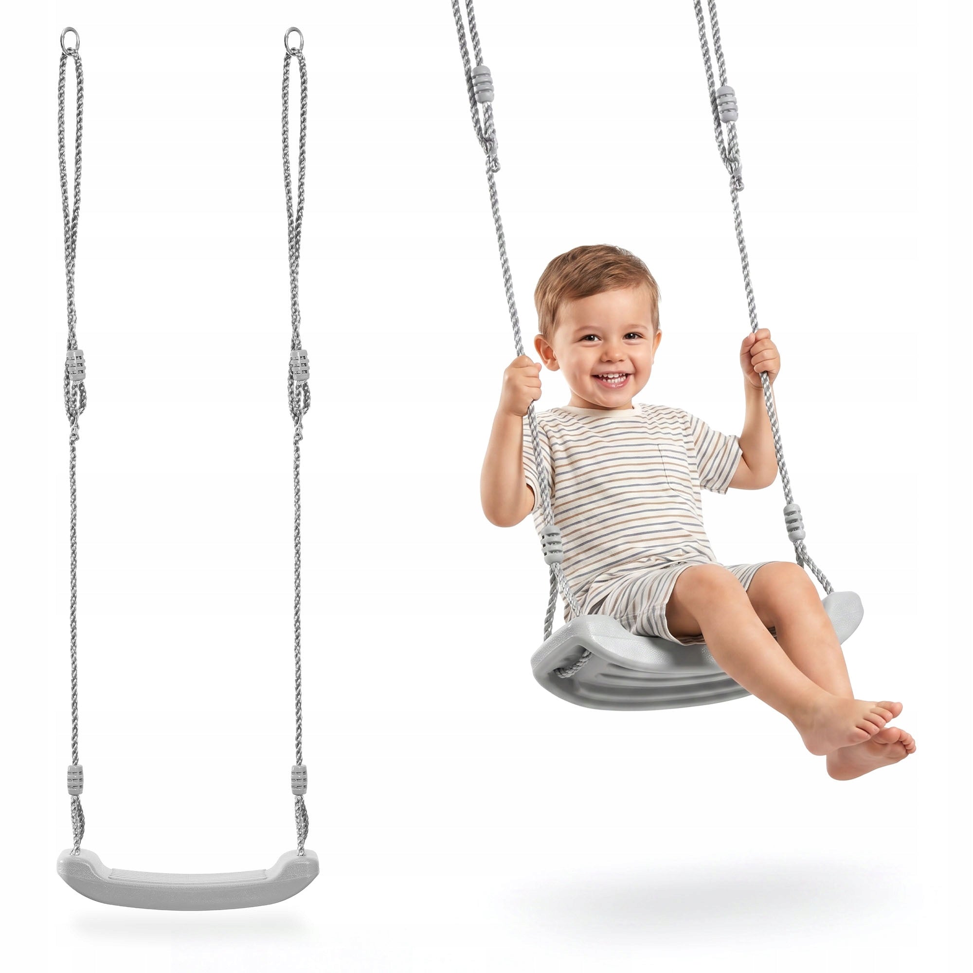 Garden swing HyperMotion adjustable rope 1.8m to 50kg non-slip