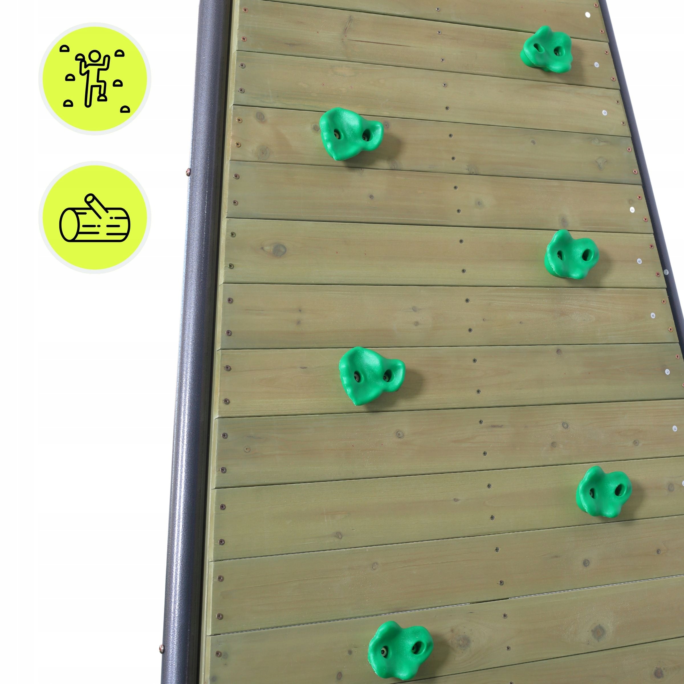 Garden swing XXXL 2 seats ladder trapezoid gymnastic wall Dominant material metal