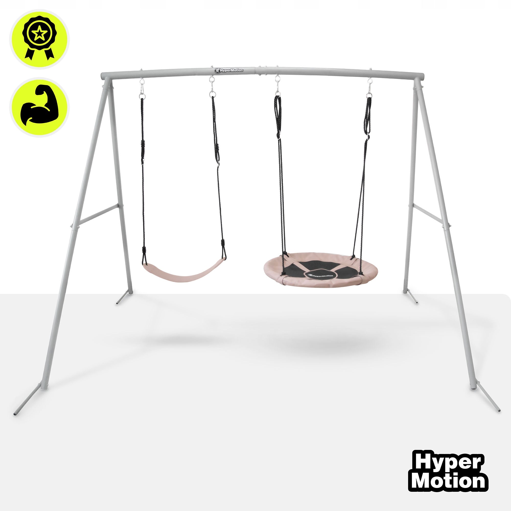 Garden swing double stork nest gray-beige Packaging status original