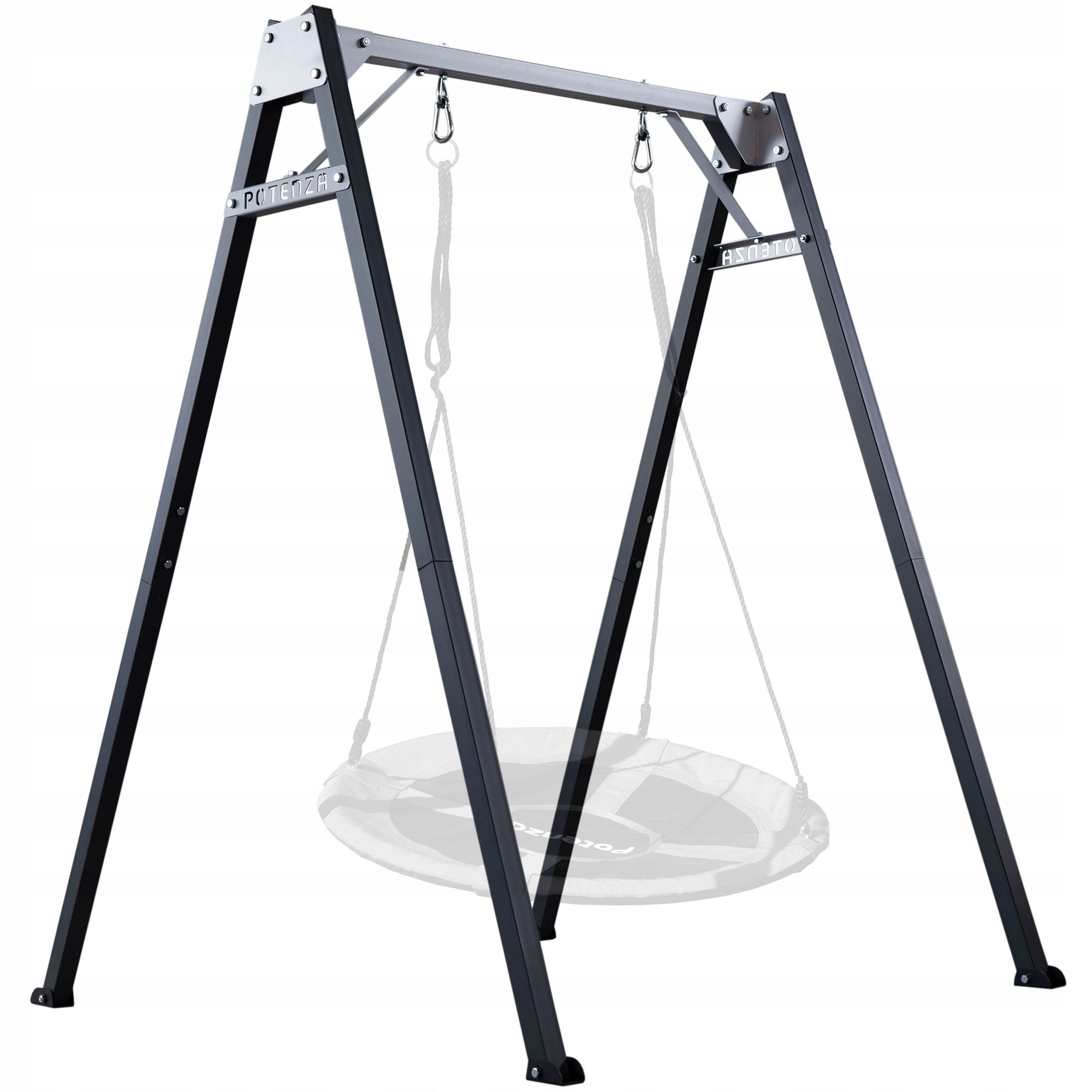 Garden swing for children GALVANIZED single station steel POTENZA