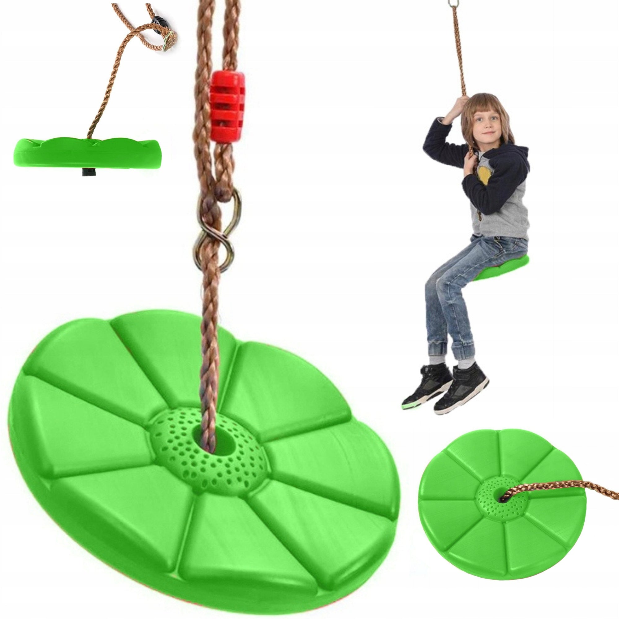 Garden swing for children flower seat with rope for tree 27cm