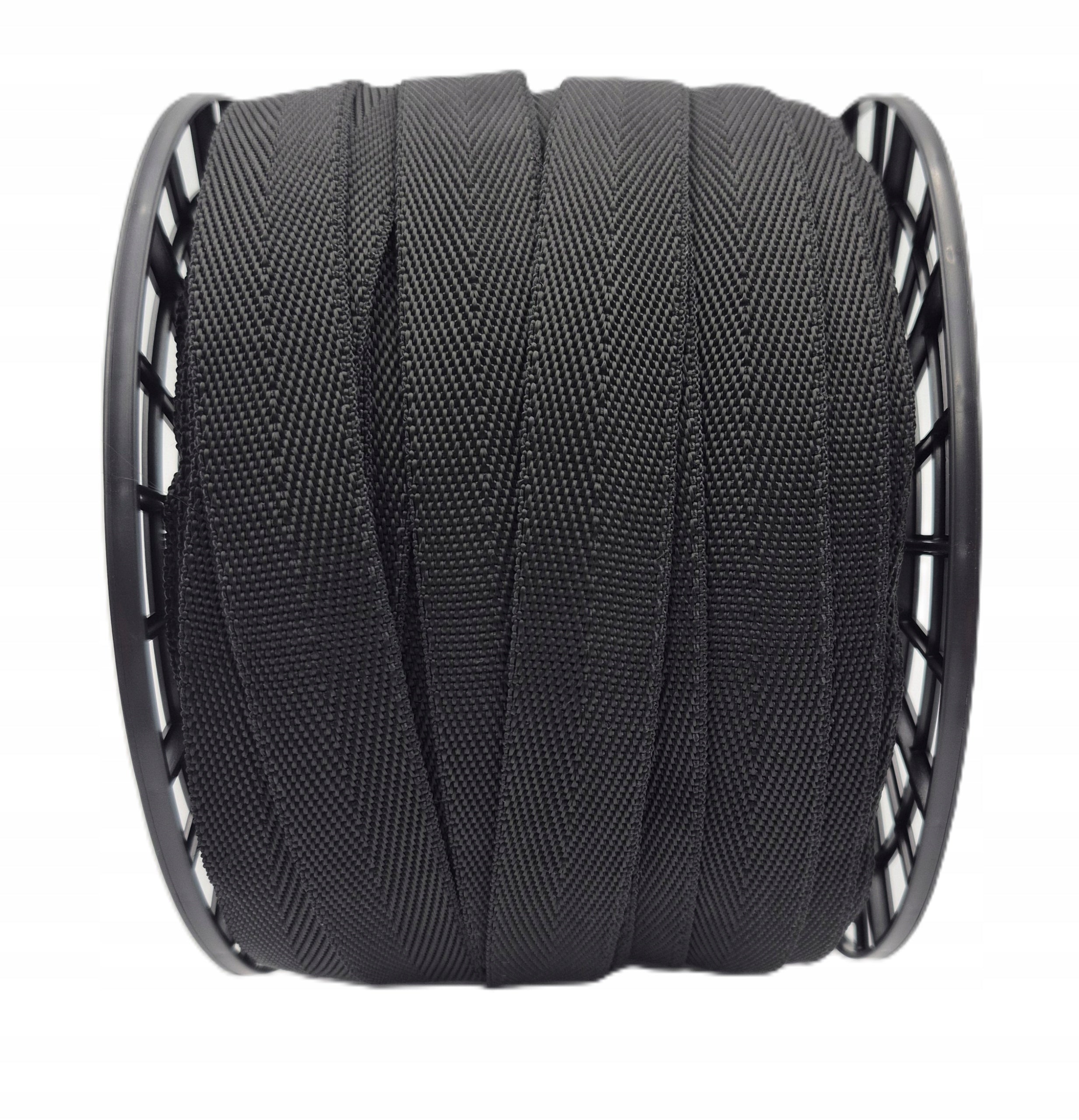 Garden tape for ligating shrub tree plants strong 25mm 10m black