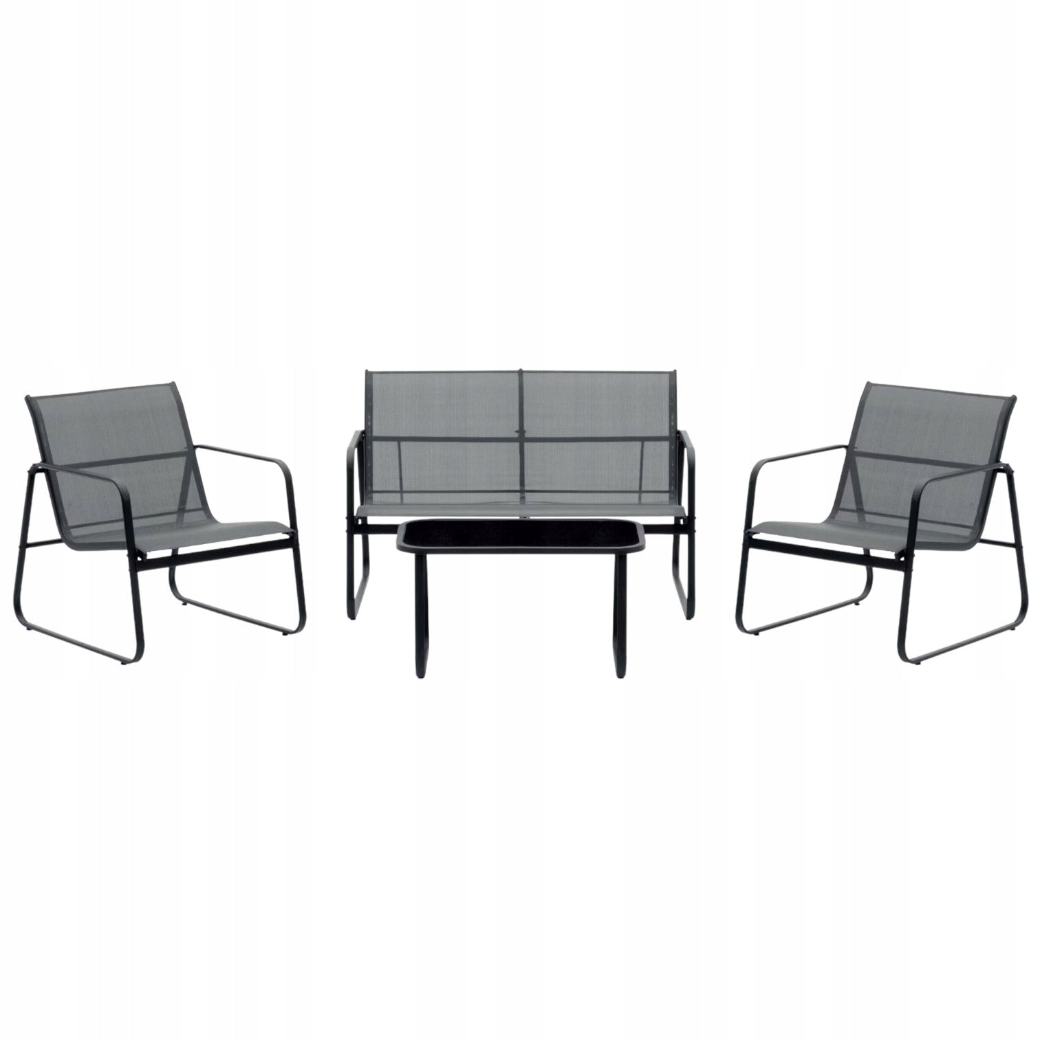 Garden tetkstylny set - Sofa, two armchairs and coffee table HD-11084