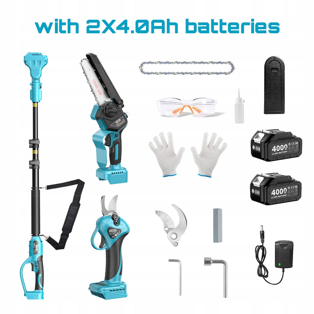 Garden tool SEESII 4in1 - chainsaw, shears, telescope Brand SEESII