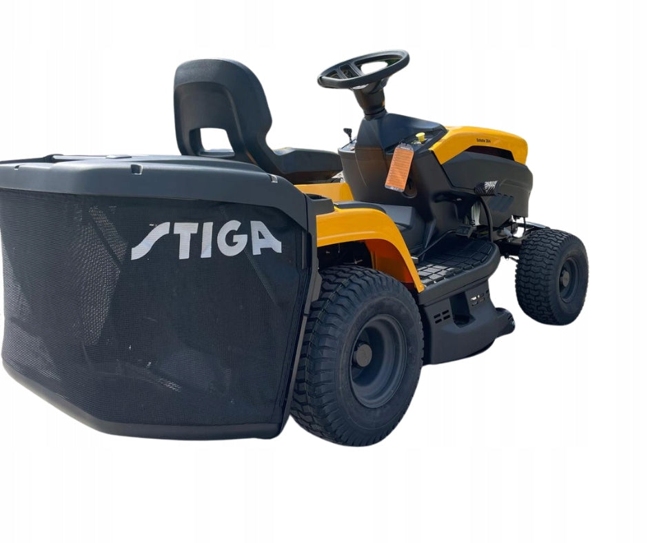 Garden tractor Stiga Estate 384SE VENDING MACHINE BLACK BASKET + ACCESSORIES Mowing width 84 cm