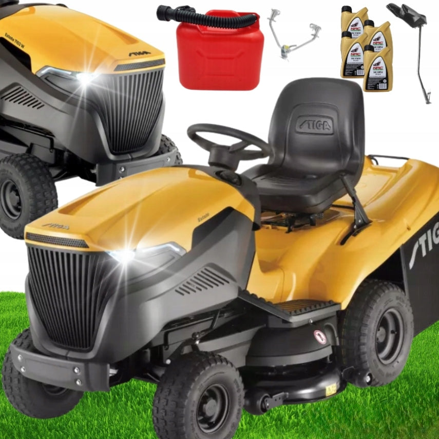 Garden tractor Stiga Estate 7102 W 2cyl. 22KM STRONG + ACCESSORIES