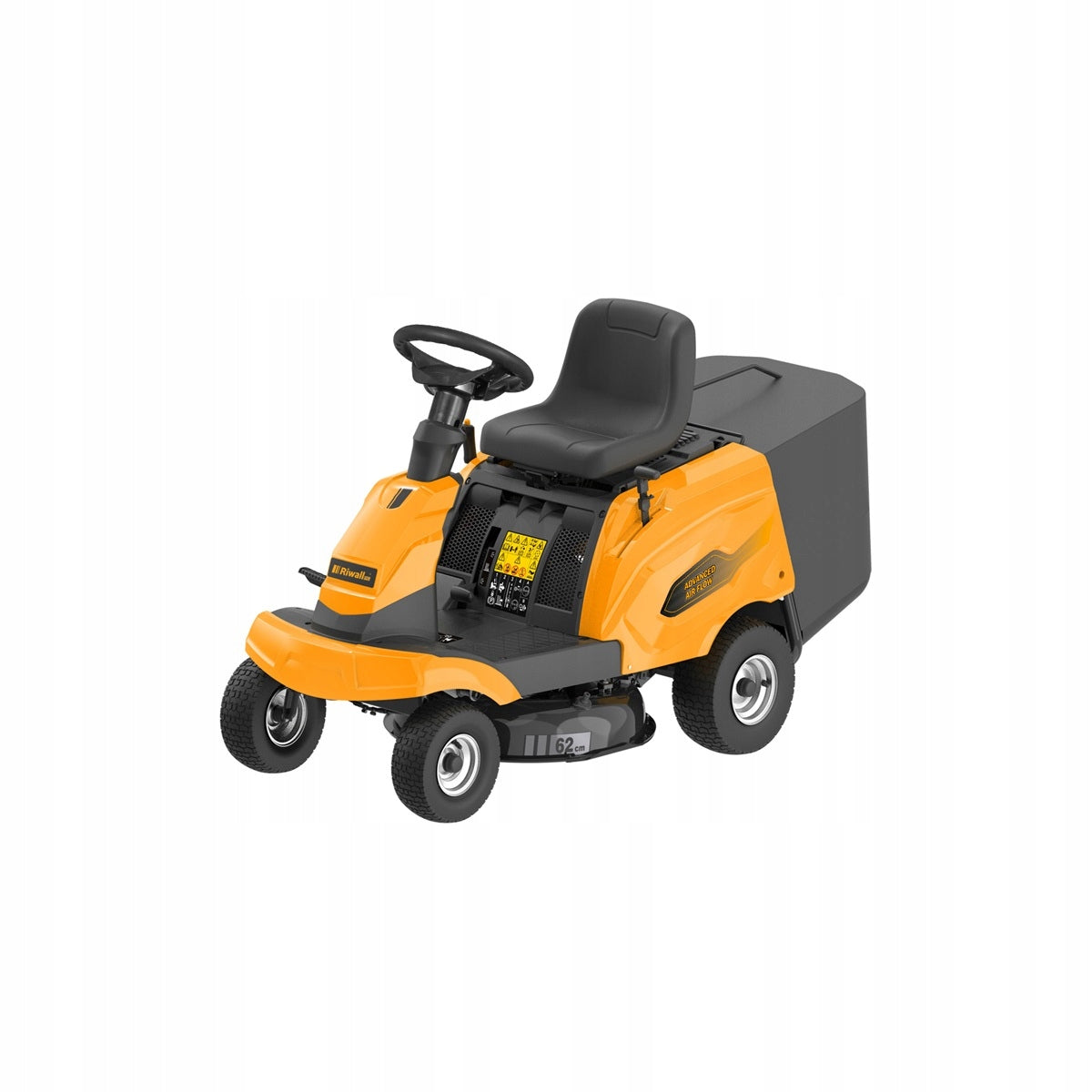 Garden tractor petrol mower Riwall R 62TRD for grass basket manual Packaging status original