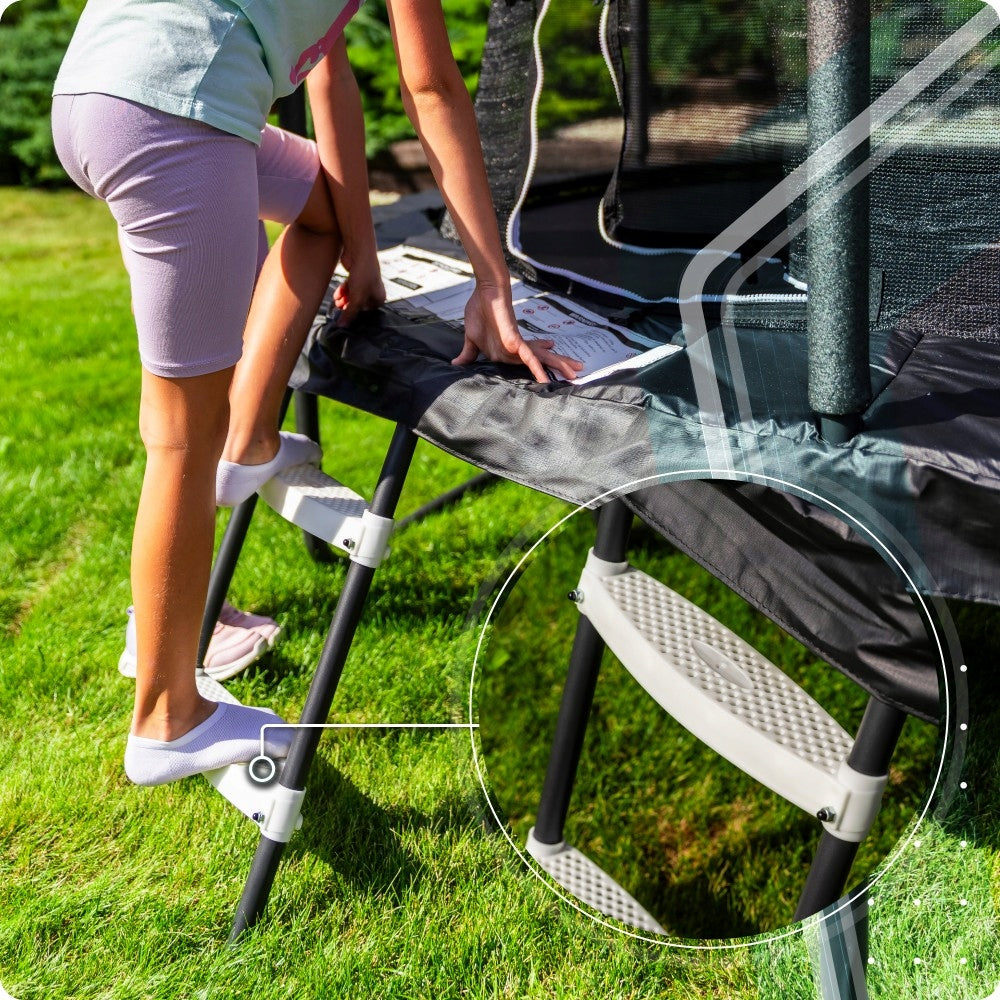 Garden trampoline 10ft 305CM professional for children Thunder Height from ground level 65 cm