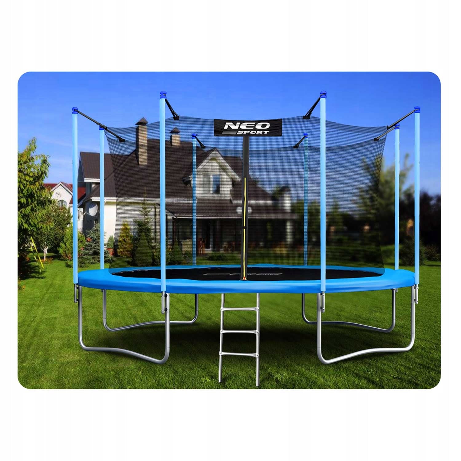 Garden trampoline 15ft/465cm with inner net and ladder NEO-SPORT Manufacturer code NS-15W181