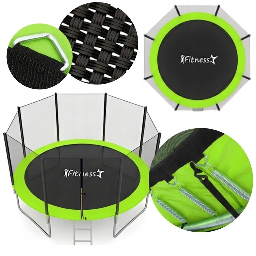 Garden trampoline 252 cm 8FT Fitness-Star 150 kg net ladder Packaging status original