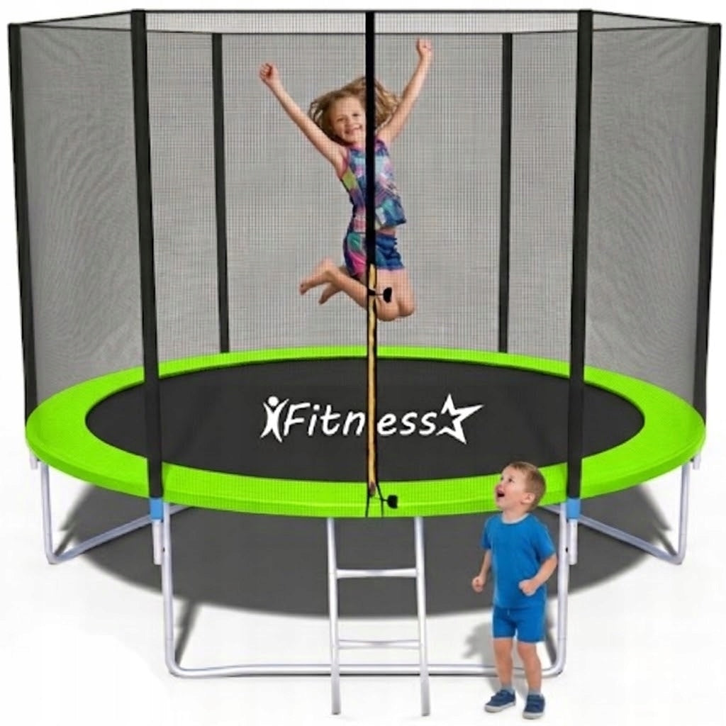 Garden trampoline 252 cm 8FT Fitness-Star 150 kg net ladder