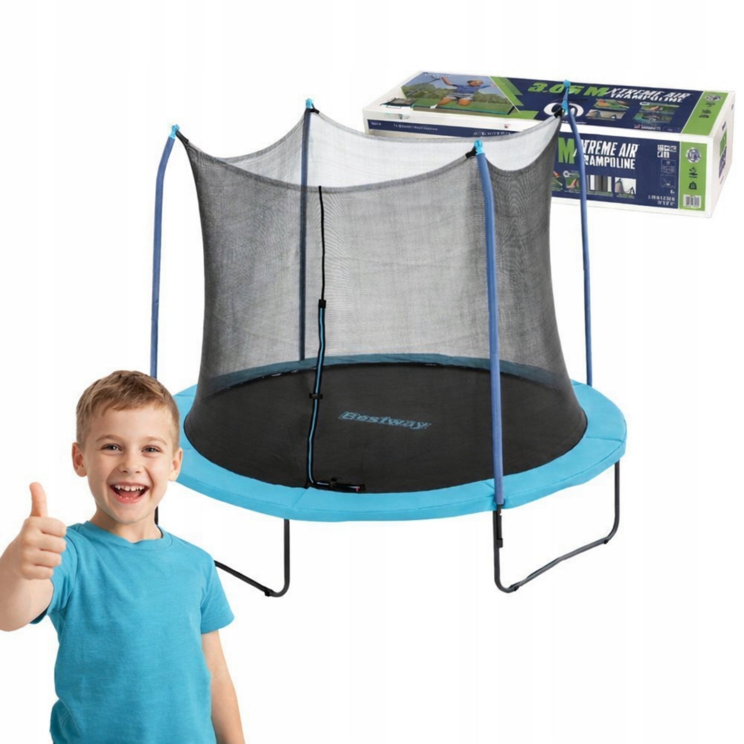 Garden trampoline Bestway Xtreme Air 59103 305 x 255 cm with Mesh