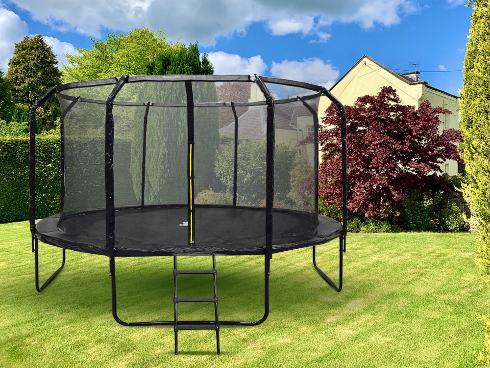 Garden trampoline SkyFlyer + ladder 14FT 426cm Kind with net