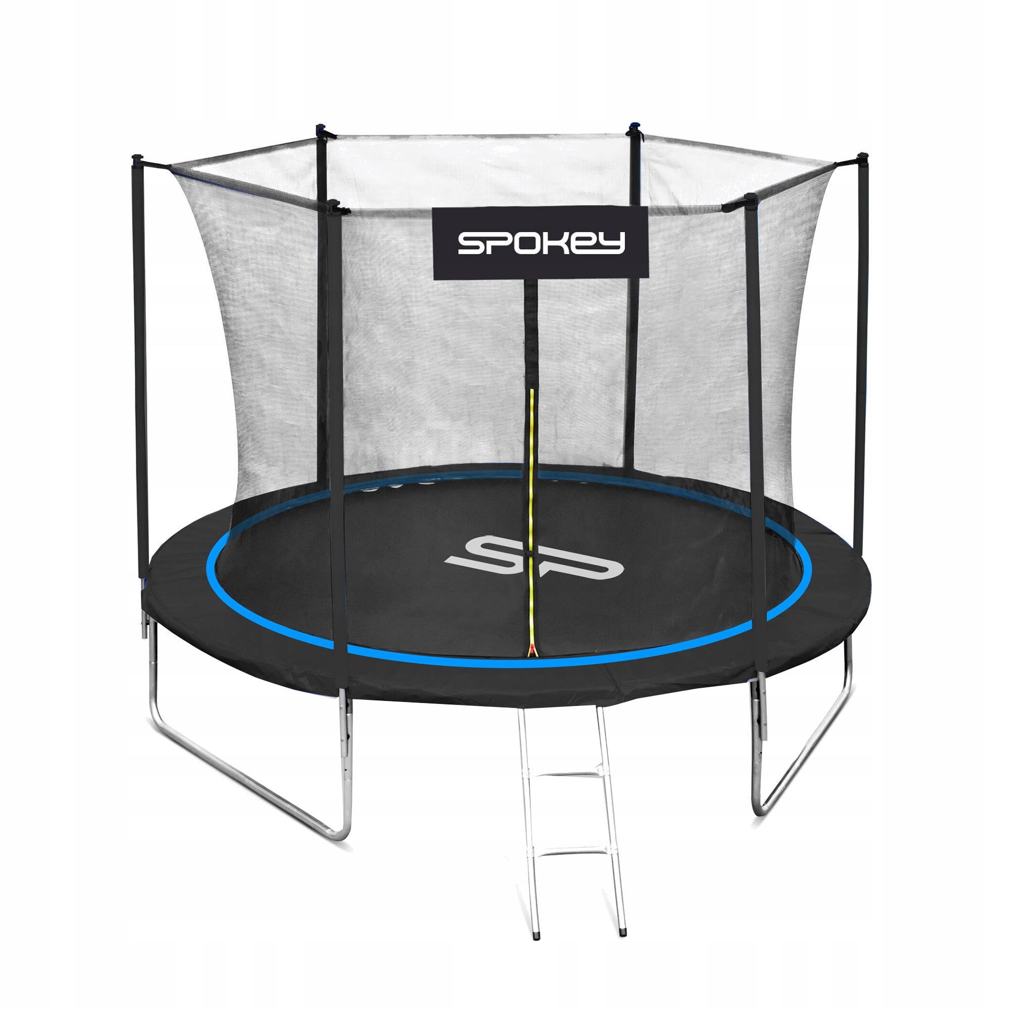 Garden trampoline Spokey 244 cm black and blue