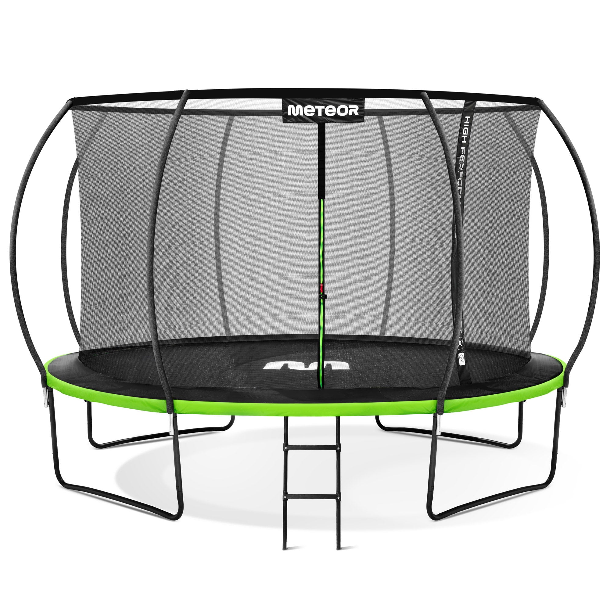 Garden trampoline large for children ladder with inner net Meteor 12ft EAN (GTIN) 5900724070752