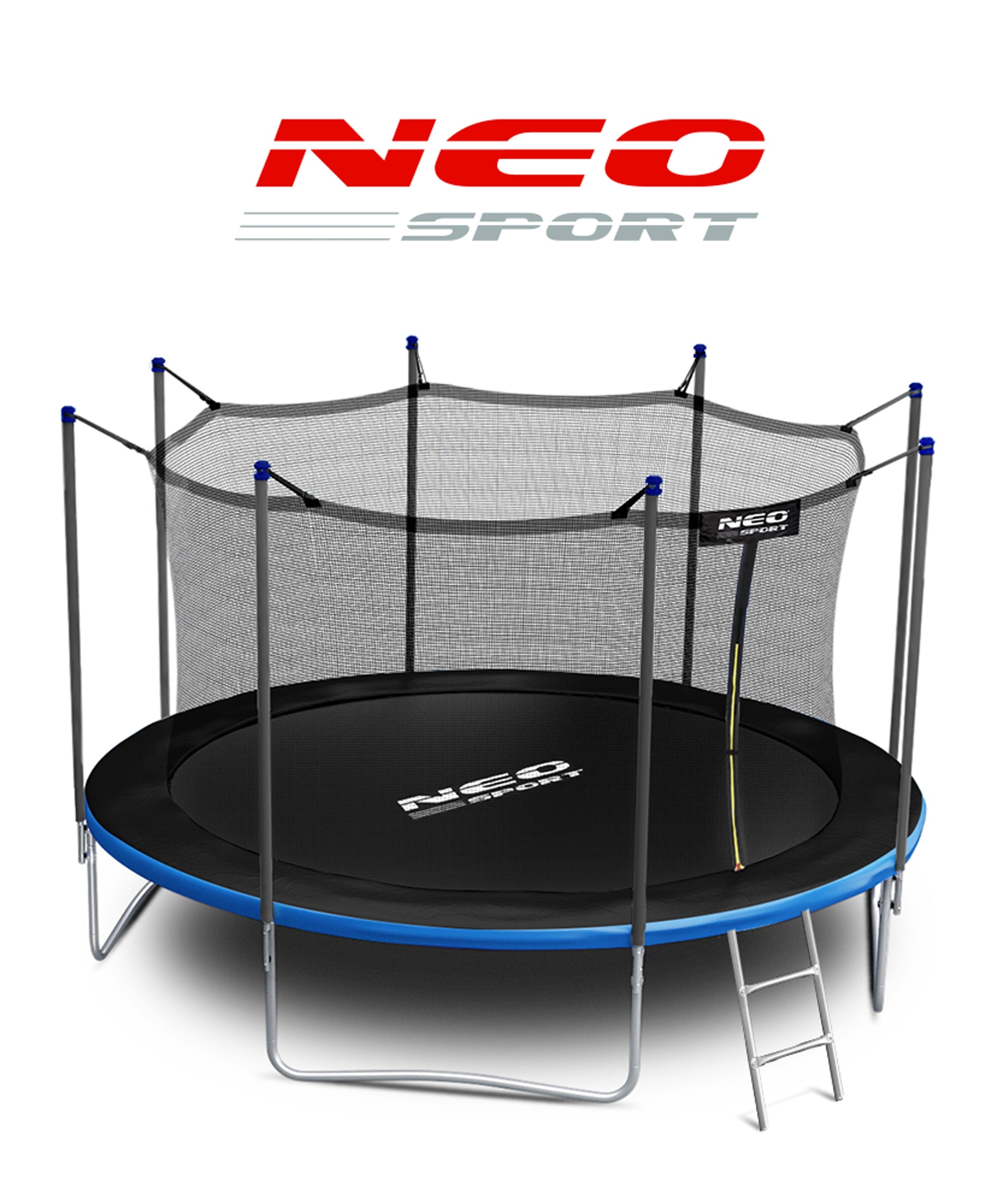 Garden trampoline with indoor net 435cm 14ft model 2025 Neosport Number of springs/ropes 80