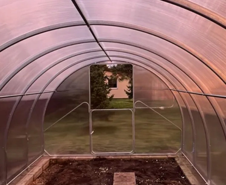 Garden tunnel greenhouse polycarbonate 6mm WOLA PRO 3x10m profile 20x40mm Thickness 6 mm