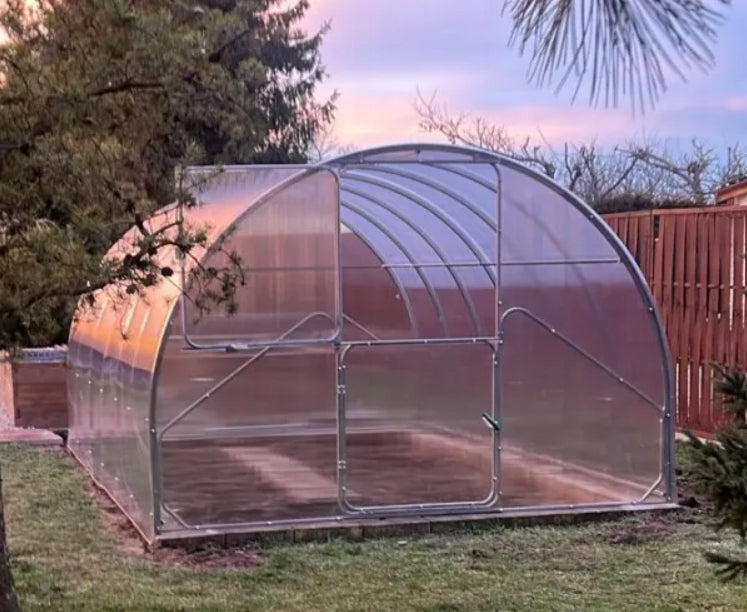 Garden tunnel greenhouse polycarbonate 6mm WOLA PRO 3x6m profile 20x40mm Manufacturer no brand