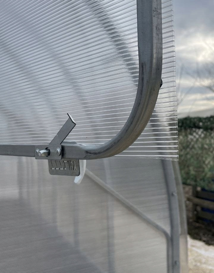 Garden tunnel greenhouse polycarbonate 6mm WOLA PRO 3x8m p. 20x40mm 2025! Product height 200 cm