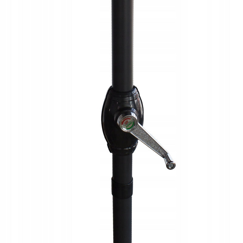Garden umbrella 300 cm XXL broken LARGE BALCONY TERRACE GARDEN grey SOLID Product weight with unit packaging 6 kg