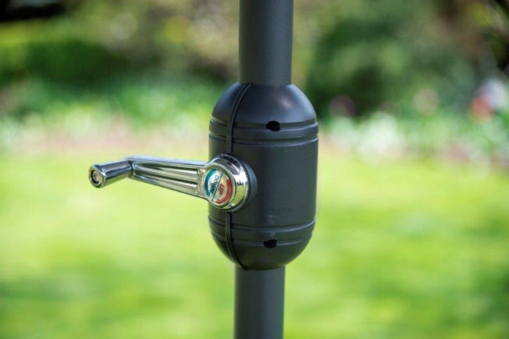 Garden umbrella FLORIDA graphite 3 meters in diameter Color gray
