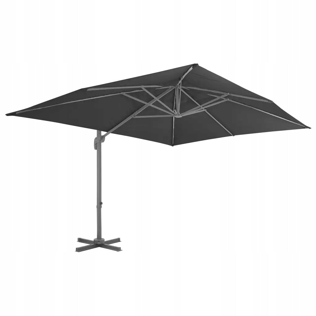 Garden umbrella aluminium 4x3x2,68m anthracite Manufacturer no brand