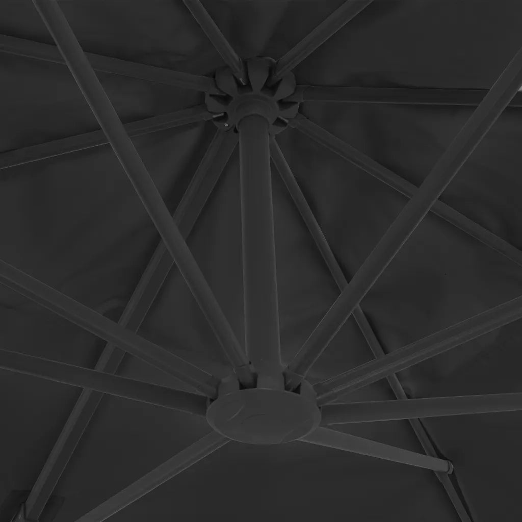 Garden umbrella aluminium 4x3x2,68m anthracite Product height 2.68 cm