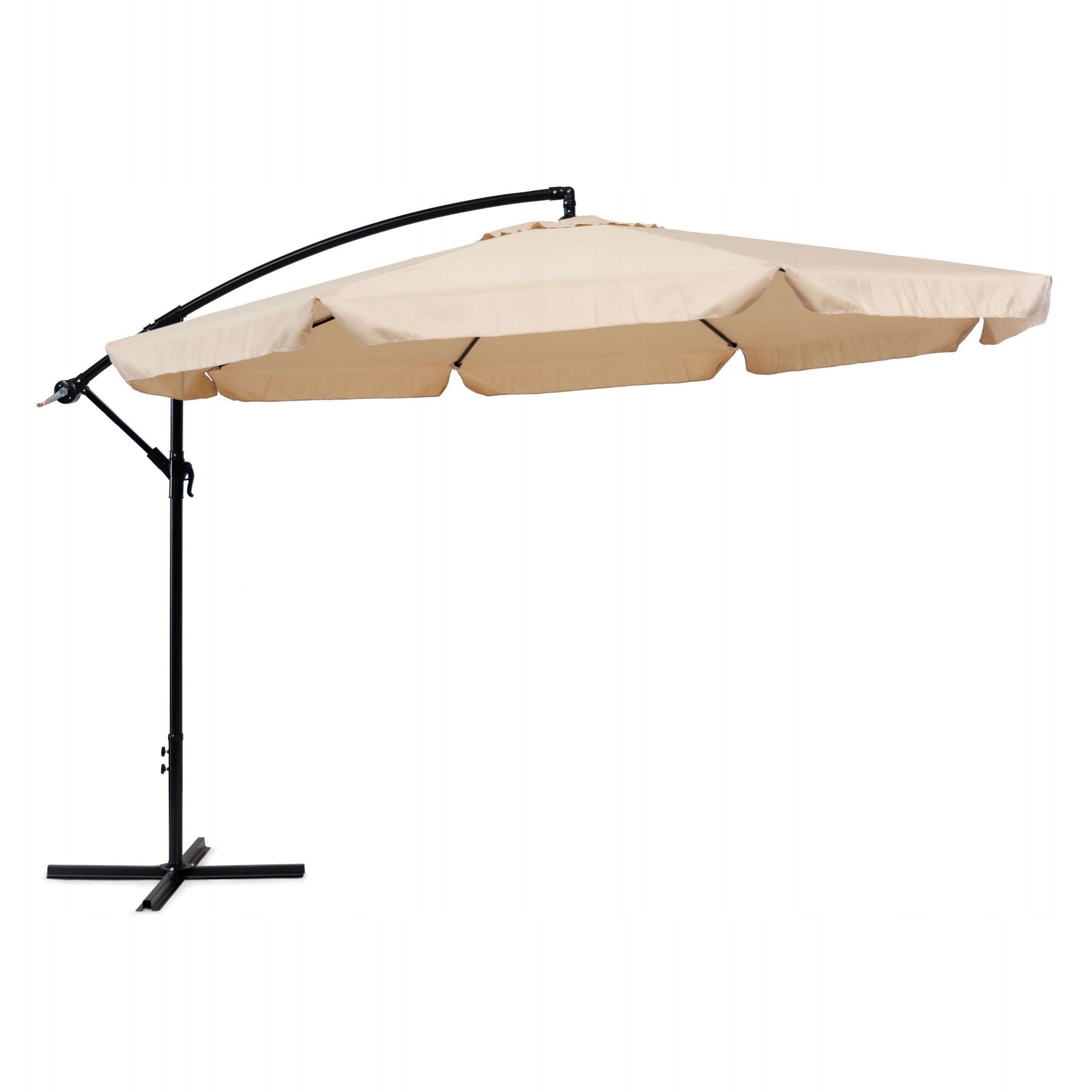Garden umbrella large on boom folding 3,5 m beige MultiGarden Product weight with unit packaging 17 kg