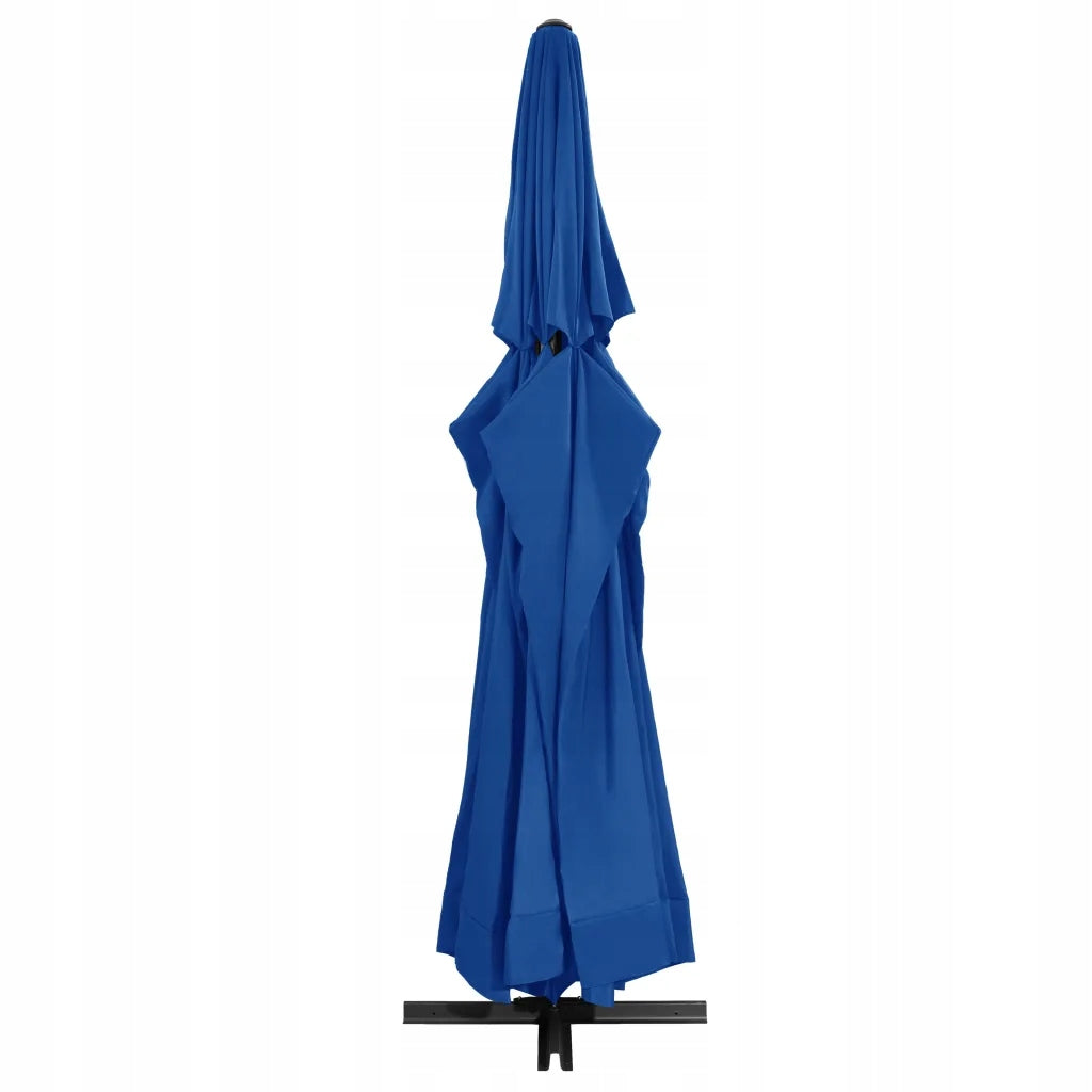 Garden umbrella on aluminium post, 500 cm, blue Diameter/width 500 cm