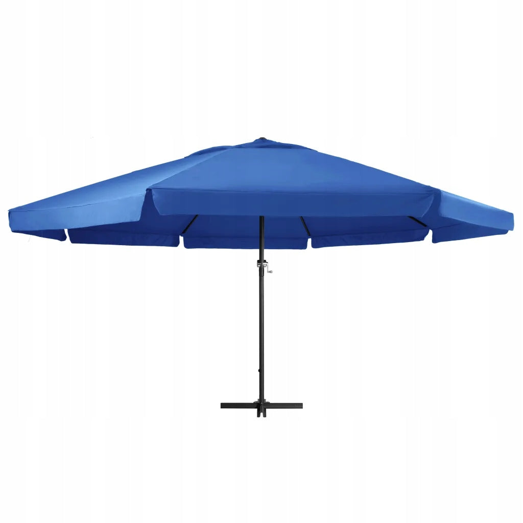 Garden umbrella on aluminium post, 500 cm, blue Manufacturer VidaXL