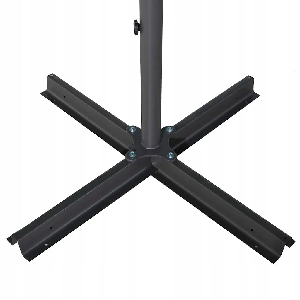 Garden umbrella on aluminium post, 600 cm, taupe Manufacturer code 47373