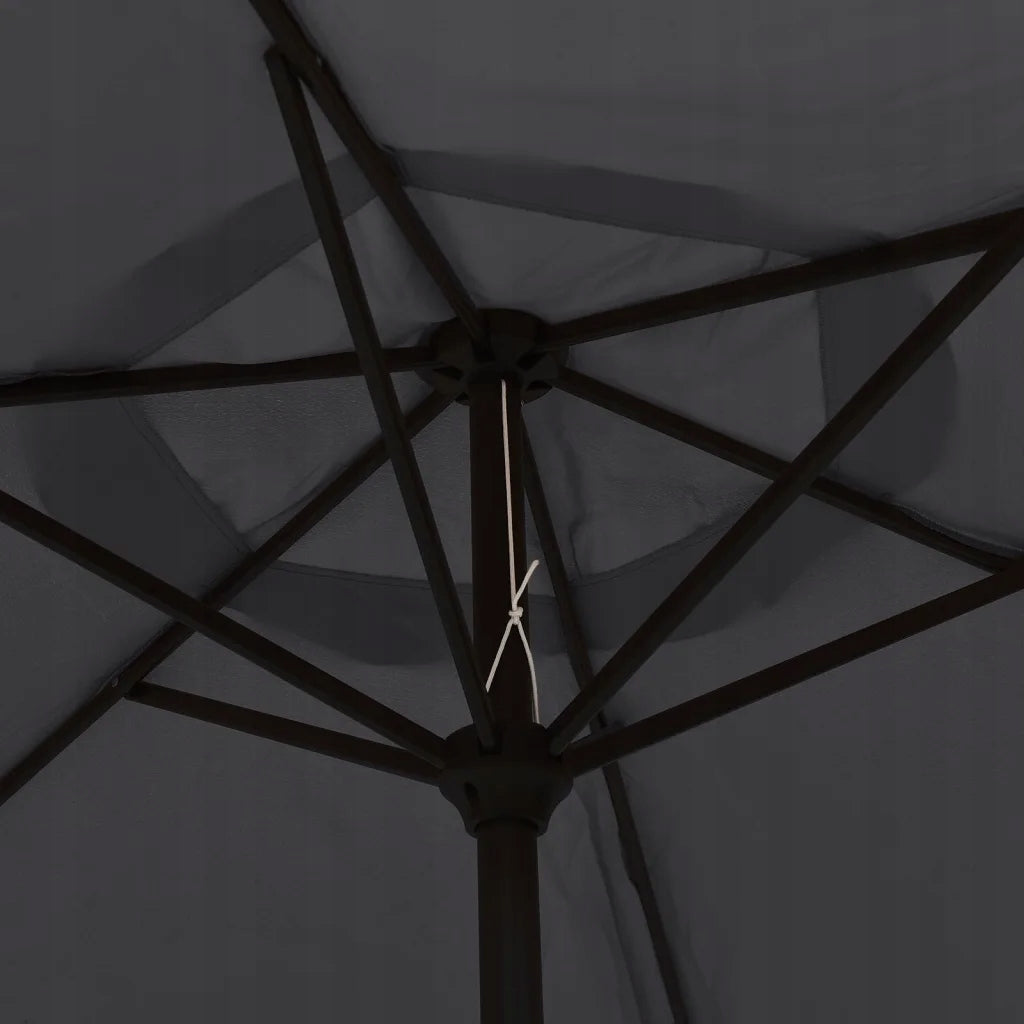 Garden umbrella on metal post, 300 cm, black Manufacturer code 47126