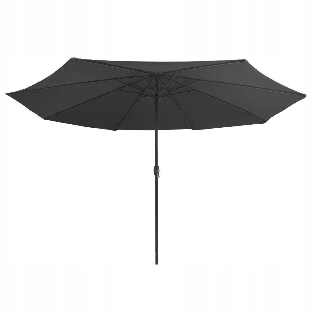 Garden umbrella on metal post, 390 cm, ant Manufacturer VidaXL