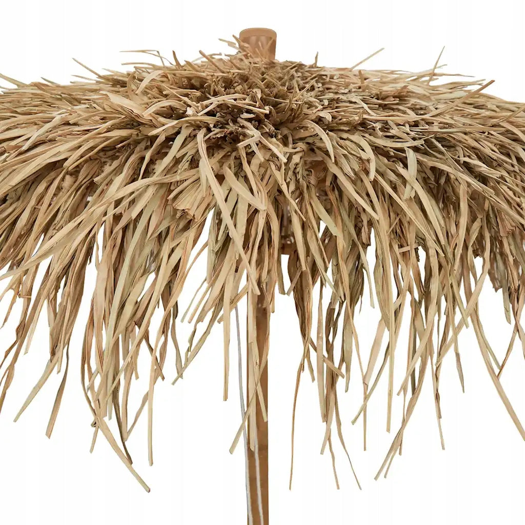 Garden umbrella with bamboo and banana leaves, 270 cm Product height 260 cm