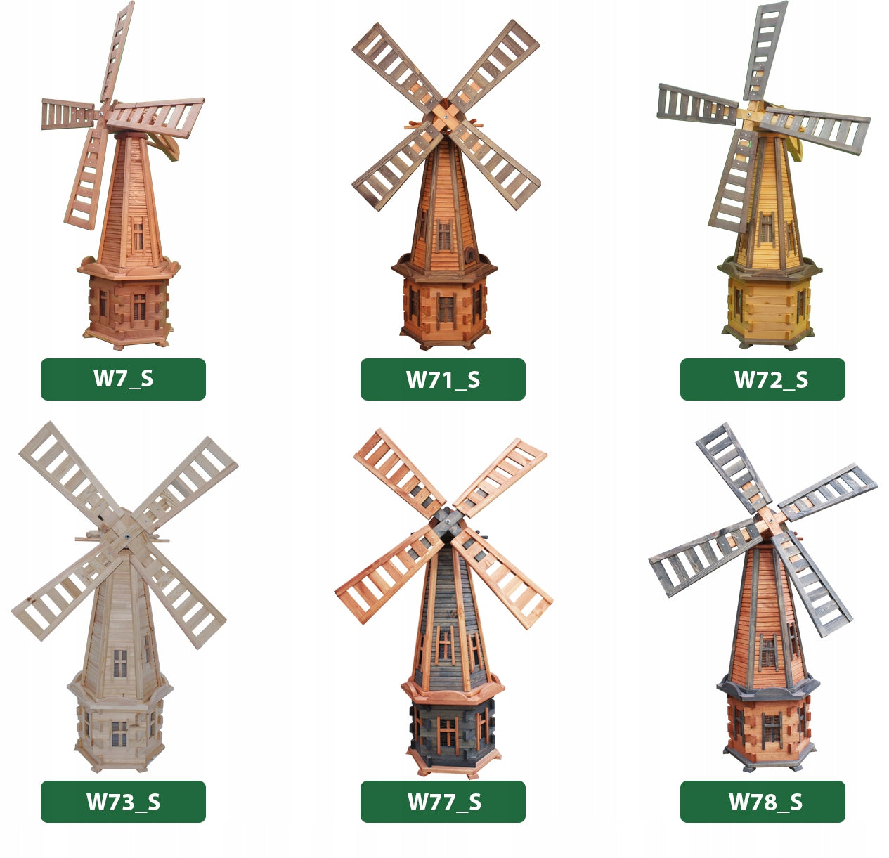 Garden windmill with LED illumination 170cm anthracite Type garden decor