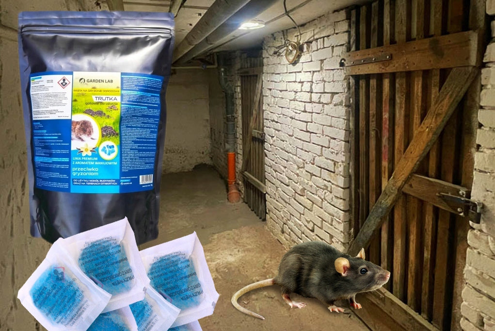 GardenLab very strong poison paste voles mice rats 1kg Manufacturer code GR05